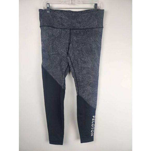 Lululemon X Peloton Speed Wunder Tights Black Gray Size 12 - Picture 1 of 8